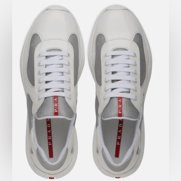 Brand new never worn white Prada sneakers - Picture 1 of 7